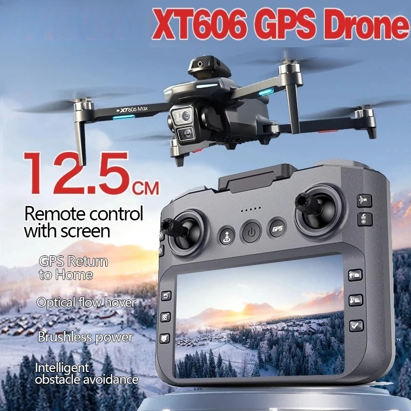 Drone Surveying - 오리지널 XT606 MAX GPS 드론 4K