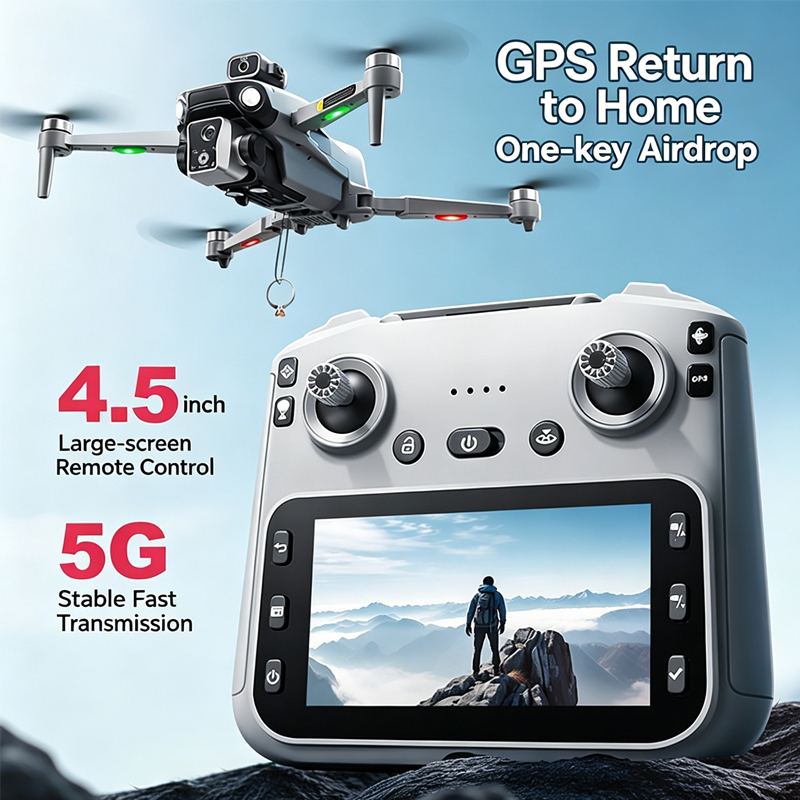 Drone Surveying - K19 MAX GPS 드론 4K 전문가용