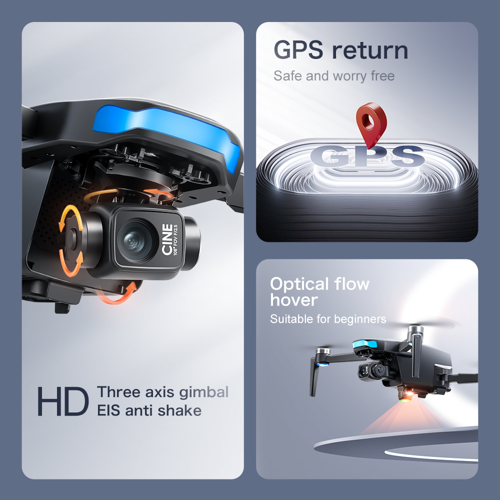 오리지널 S-X1 GPS 드론 8KHD 전문가용 카메라 - Drone Surveying 리뷰 및 가격