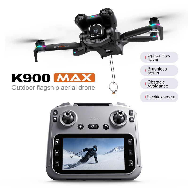 새로운 K900 MAX GPS 드론 카메라 낚시 에어드 - Drone Surveying 리뷰 및 가격